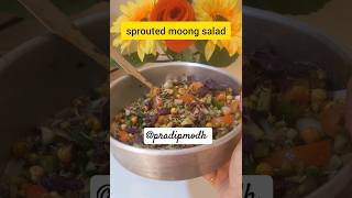 Viral Sprout Moong Salad Recipe | 5-Minute Healthy #Fitness #CleanEating #TastySalad #pradipmodh