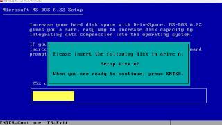 MSDOS Install in modern VM