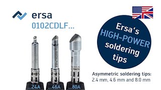 Ersa soldering tips – asymmetric 0102CDLF – product video