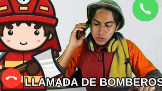 LLAMADA A LOS BOMBEROS