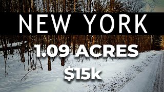 Land for Sale: 1.09 Acres in NY