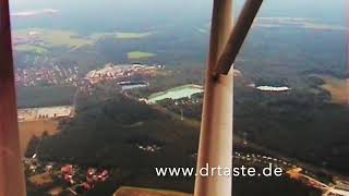 Überflug über den Kreis Görlitz und Berzdorfer See als noch kaum Wasser drin war