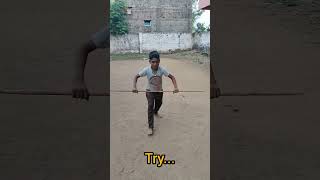 Silambam tuck jump practice.#motivational #motivationalvideo #performance #supportmychannel #chennai