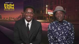 Dexter Darden & Don Cheadle Talk Roles in 'Fight Night: The Million Dollar Heist'