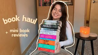 collective book haul + mini book reviews!