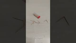 Experiment with toothpick