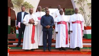 Évêques du Burundi en visite au Président Évariste Ndayishimiye