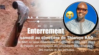 Enterrement Mouhammad KONTÉ décès Il a été inhumé ce samedi au cimetière de Thiaroye KAO.