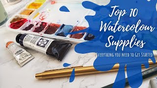 Top 10 Watercolour Supplies - Must Have Tools for Beginners