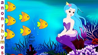 Animation English Nursery Rhymes & Songs For Children | Mermaid Finger Family For Babies - Anon Kids