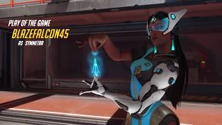 Practicing Symmetra on Overwatch