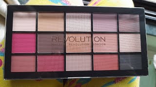 Live Unboxing Revolution Eye Shadow Pallate