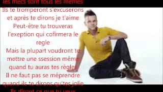 Keen'v les mecs sont des salauds Paroles ( Saltimbanque ) HD