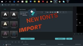 HOW TO IMPORT A NEW FONTS TO FILMORA 8