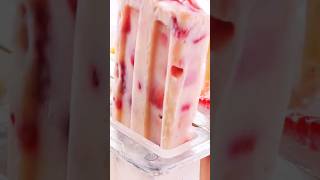 My Healthy & Guilt Free Summer Dessert ❤🍓🥭 #shorts #popsicles #summerdessert