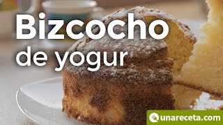 Bizcocho de yogur esponjoso y fácil