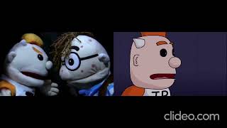 SML Movie: Junior's Submarine [Original & Animation Side By Side]