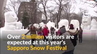 Japan's annual Sapporo Snow Festival