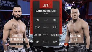 UFC Vegas 95: Gutierrez vs Le (UFC 5 Simulation)