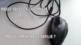 Logitech G600 Mouse Sol Clik Tamir Mouse Sol Click Tamiri