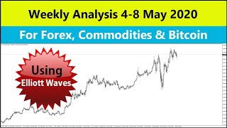 Gold Silver Crude Bitcoin  and Forex majors weekly analysis for 4-8 May 2020 Through Elliott waves