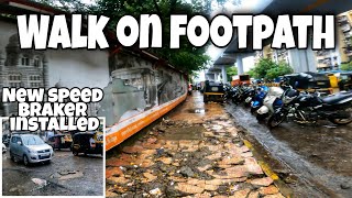 Walking tour Mumbai rains at Goregaon link road