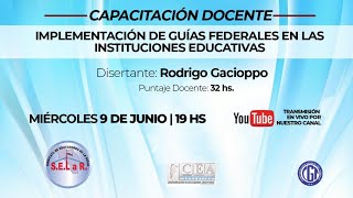 IMPLEMENTACIÓN DE GUÍAS FEDERALES EN LAS INSTITUCIONES EDUCATIVAS