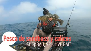 PESCA EN KAYAK- FINALMENTE, DE REGRESO AL AGUA, PESCA DE CALICOS  Y SANDBASS