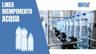 RIEMPIMENTO ACQUA in bottiglie PET