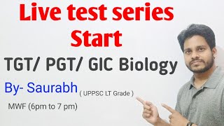 Test series TGT PGT Biology