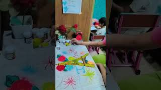 Cloth painting #art work#trendingshorts #youtubeshorts #video