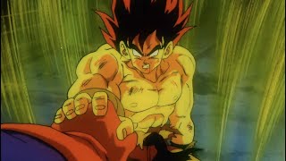 Goku Transforms Into Pseudo Super Saiyan (Japanese)