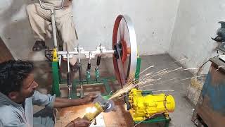 How to Make Flywheel Free Energy Generator 220v with Spring Machine Complete Process Using Cycle