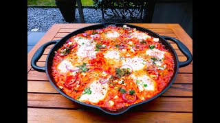 Shakshuka - das beliebteste Spiegelei der Welt! Heute mit Italienischen Akzent. Vegetarisch. One Pot