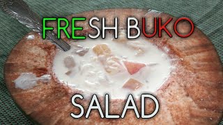 Fresh buko salad