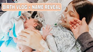 EMOTIONAL LIVE BIRTH AFTER THE LOSS OF OUR DAUGHTER  + NAME REVEAL