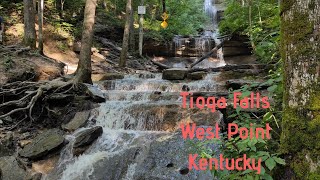 Tioga Falls Trail Hike in West Point, Kentucky2020.What to expect!