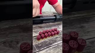 Custom 12 Gauge 9 Pellet Buckshot Mini Shells - HOBO STYLE#shortgun #bullet #shortvideo #shorts