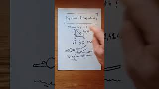 Saturday science day. About Greek mathematician Hipassus of Metappontum ⛵ #sciencecommunication