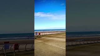 Blackpool Beach ASMR Nature Sounds and beautiful View #blackpool #blackpooltower #beach #asmr