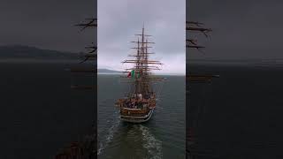 #amerigovespucci #uruguay #montevideo #trending #clips #storm #clouds #vesel #buque #escuela #drone