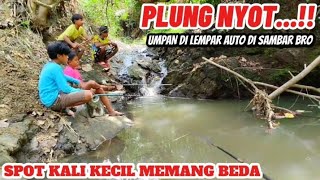 GOKIL‼️MANCING DI KALI KECIL MEMANG BEDA‼️APA LAGI SAMA  BOCIL-BOCIL SPOTNYA SAMPAI KEWALAHAN‼️