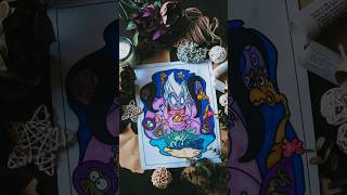 Ursula #coloring #disney #disneycoloring #coloringpages #asmr #disneyworld #disneyland #coloringpage