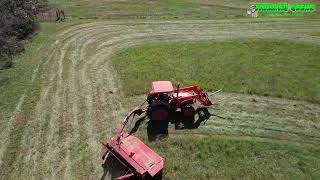 Fall #Hay Cutting from the drone #dji