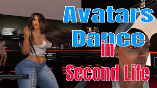 Interesting Avatars Showing off their outfits and moves in Second Life