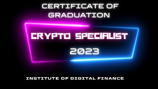 Απονομή πιστοποιήσεων CryptoSpecialist για το 2023