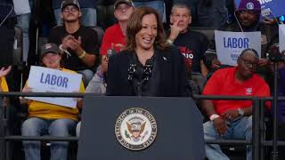 Kamala Harris in Flint, Michigan: Full speech after endorsement from Magic Johnson