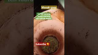 Masak lauk dan air siul