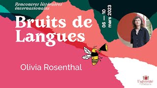 Rencontre avec l'autrice Olivia Rosenthal