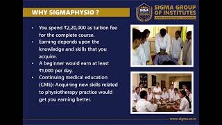 Introductory Video of Sigma Institute of Physiotherapy